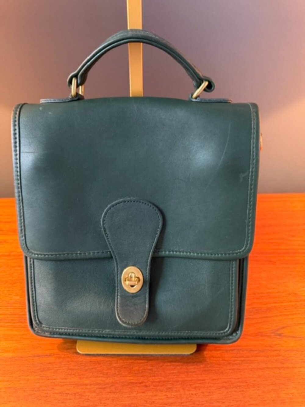 Coach Station Bag Forest Green
